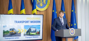 Spînu: Azi lansăm una dintre cele 7 priorități propuse în Programul Transport Modern