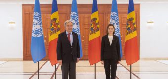Maia Sandu: Mizăm pe cooperarea cu Națiunile Unite