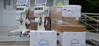 30 de aparate de ventilare pulmonară, donate de Guvernul Republicii Federale Germania