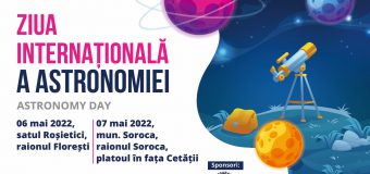 Doritorii sunt invitați la „Ziua Internațională a Astronomiei” în s. Roșietici, Florești. Detalii