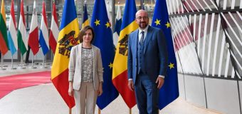 Maia Sandu și Președintele Consiliului European au discutat despre agenda de integrare a R. Moldova
