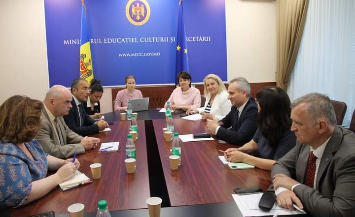 Ministrul Topală a discutat cu delegația Comitetului Sindicatului European pentru Educație