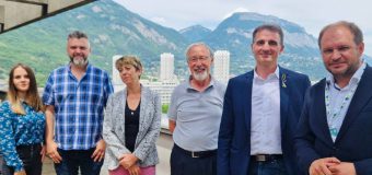 Ion Ceban, la discuții cu primarul orașului Grenoble din Franța