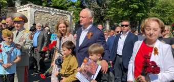 Igor Dodon: Astăzi sărbătorim Ziua Victoriei – zi care ne amintește despre fapta eroică a bunicilor și străbunicilor noștri