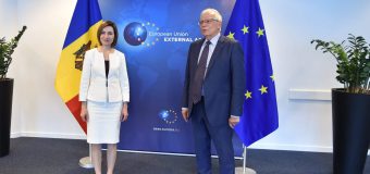 Înaltul Reprezentant al UE pentru Afaceri Externe și Politici de Securitate la discuții cu Maia Sandu