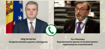 Aspecte ale dosarului transnistrean și de securitate regională au fost discutate de Oleg Serebrian cu reprezentantul special al Ucrainei pentru reglementarea transnistreană