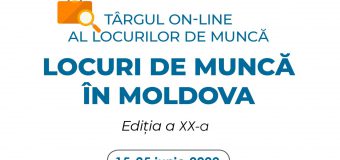 15-25 iunie va avea loc Târgul on-line a locurilor de muncă