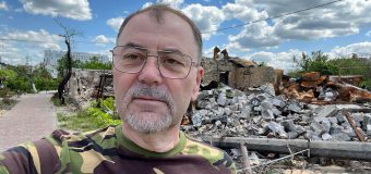 (GALERIE FOTO) Liderul interimar al PUN – în Ucraina: „Tristețe, furie și neputință sunt cuvintele ce îți vin în cap privind atrocitățile și distrugerile făcute de ruși împotriva Ucrainei”