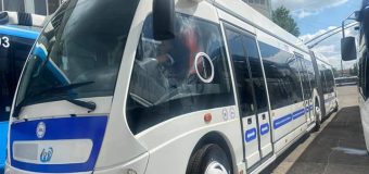 (FOTO) Un nou troleibuz articulat, din Italia, va circula pe străzile Capitalei