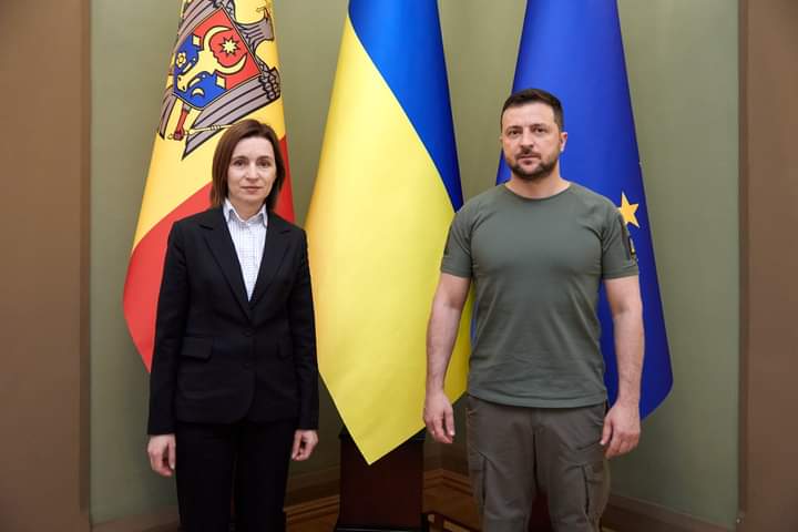 Maia Sandu și Președintele Ucrainei au agreat că se vor ajuta reciproc pentru aderarea la UE