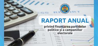 Raportul pentru anul 2021 privind finanțarea partidelor politice și a campaniilor electorale – prezentat de CEC