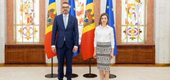 Șefa statului a primit scrisorile de acreditare ale noului Ambasador al României în Republica Moldova, Cristian-Leon Țurcanu