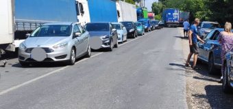Circulația în punctul de trecere a frontierei Sculeni – sistată temporar
