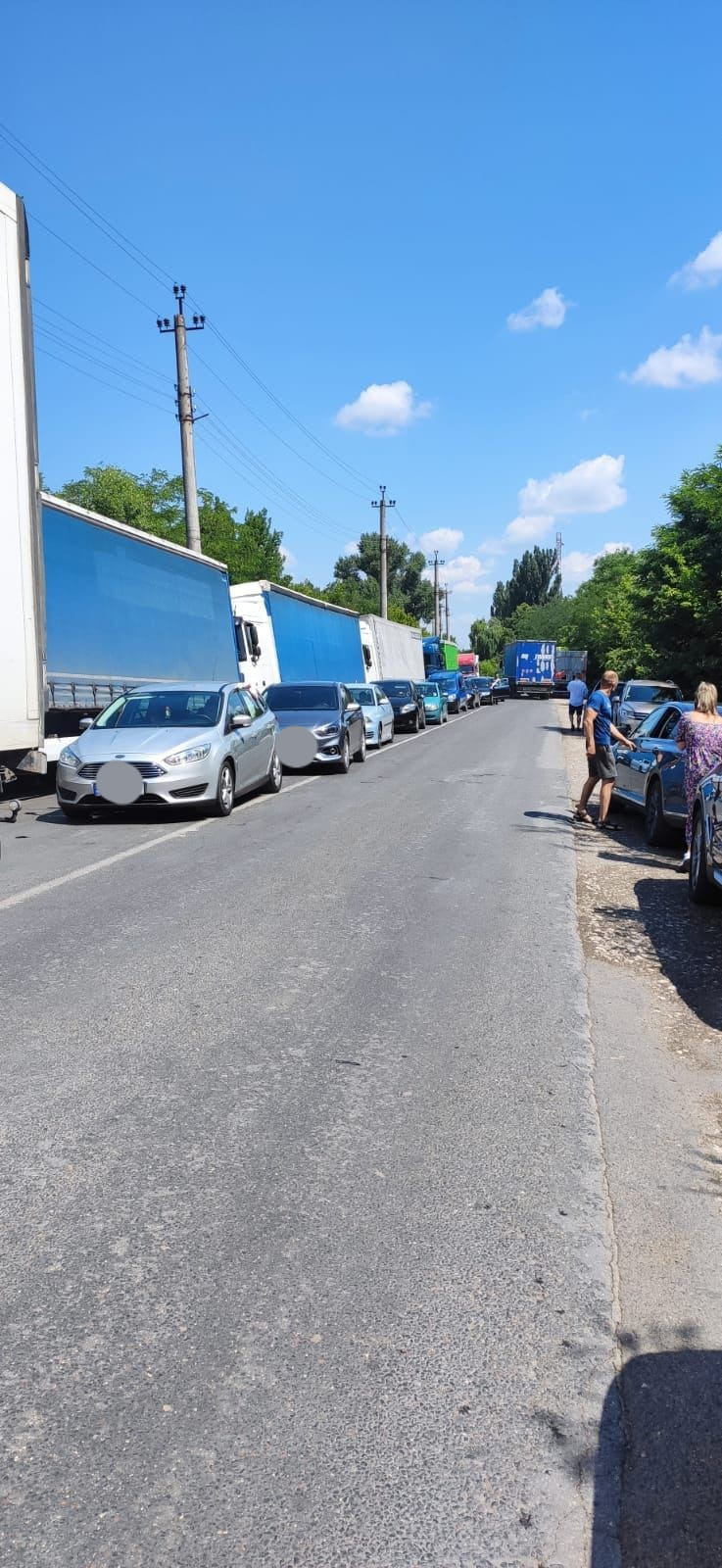Circulația în punctul de trecere a frontierei Sculeni – sistată temporar
