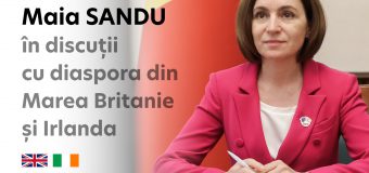 Diaspora din Marea Britanie și Irlanda – invitată la discuții cu Președintele Maia Sandu