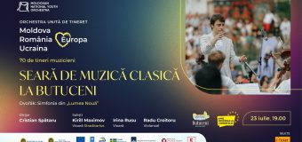 Concert de muzică clasică cu participarea a 70 tineri din Moldova, România, Ucraina și Europa