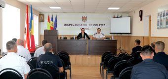 Șefii inspectoratelor de poliție din sudul țării – în ședință cu ministrul Revenco
