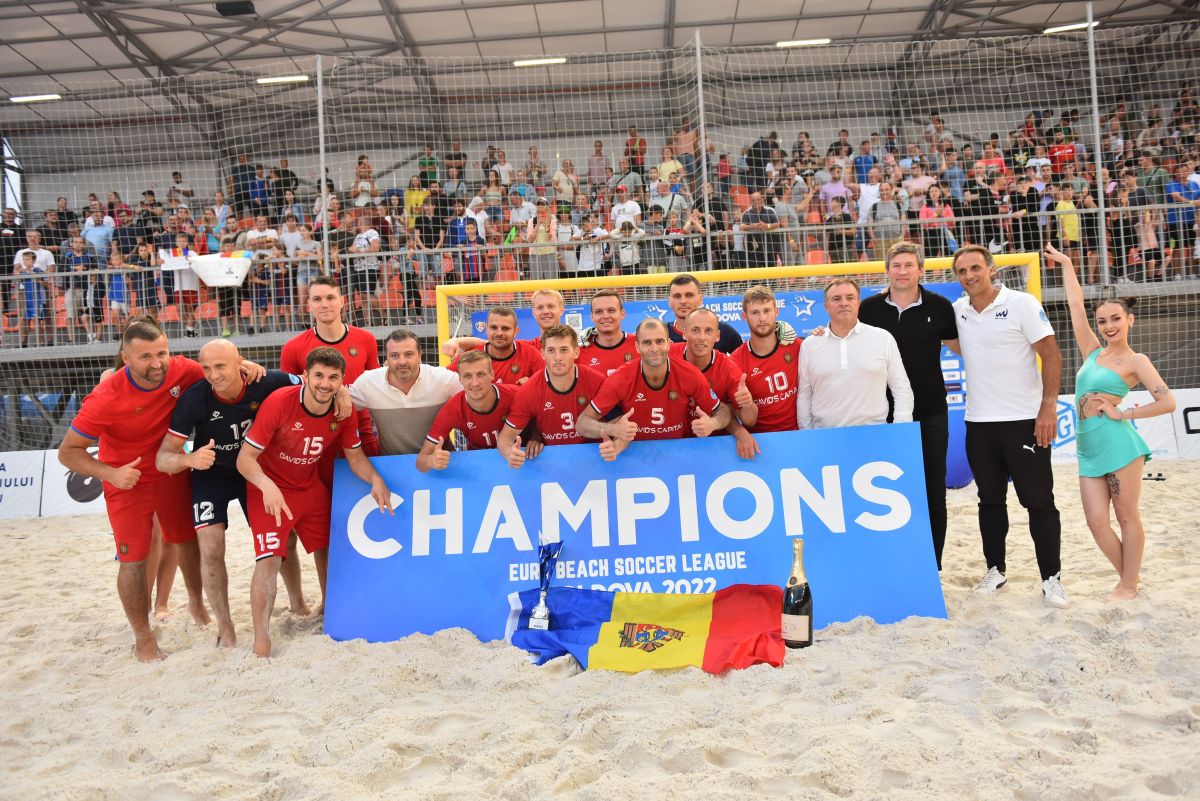 Moldova a câștigat Campionatul European de fotbal pe plajă, Divizia B