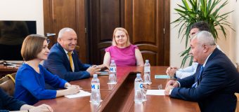 Maia Sandu, la Bălți, a discutat cu primarul orașului