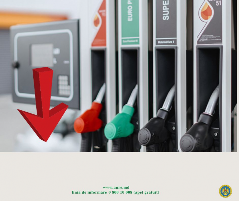 ANRE încheie încă o săptămână cu scăderi de prețuri la carburanți