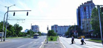 Trafic rutier suspendat pe strada Ciuflea din Capitală