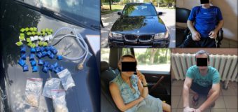 Trei persoane – prinse cu 54 pachețele de droguri