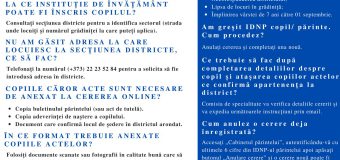 Înregistrarea copiilor la grădiniță în Capitală se face exclusiv online