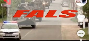 Atenție, fals! Pe drumurile naționale nu circulă tehnică militară a Armatei SUA