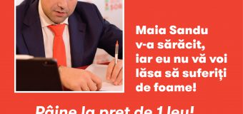 În magazinele „Merișor”, pâinea va costa 1 leu, anunță Ilan Șor