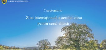 Republica Moldova marchează Ziua internațională a aerului curat pentru un cer albastru