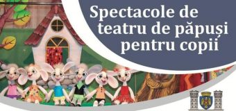 În weekend în centrul Capitalei vor fi organizate spectacole gratuite de teatru de păpuși pentru copii