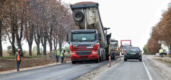 (FOTO) Andrei Spînu a inspectat lucrările de construcție a drumului R34 Hâncești-Leova-Cahul-Giurgiulești