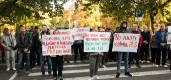 Un nou protest al Partidului „ȘOR”, la Guvern: Nu slujiți regimul PAS