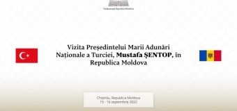 Președintele Marii Adunări Naționale a Turciei va efectua o vizită oficială în Republica Moldova