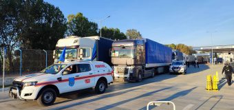 17 autocamioane cu ajutoare umanitare au fost escortate către Ucraina
