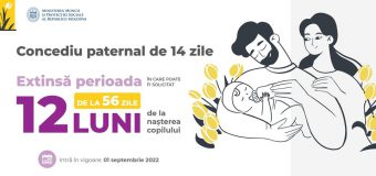 Tații își pot lua concediu de la 14 la 56 de zile