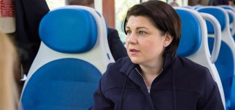 (FOTO) Natalia Gavrilița, în tren: 38 de lei pentru un bilet Chișinău-Ungheni