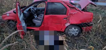 Accident la Costești. Un bărbat a pierdut controlul asupra volanului