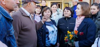 (FOTO) Maia Sandu – la sfat cu oamenii din Ialoveni și Suruceni