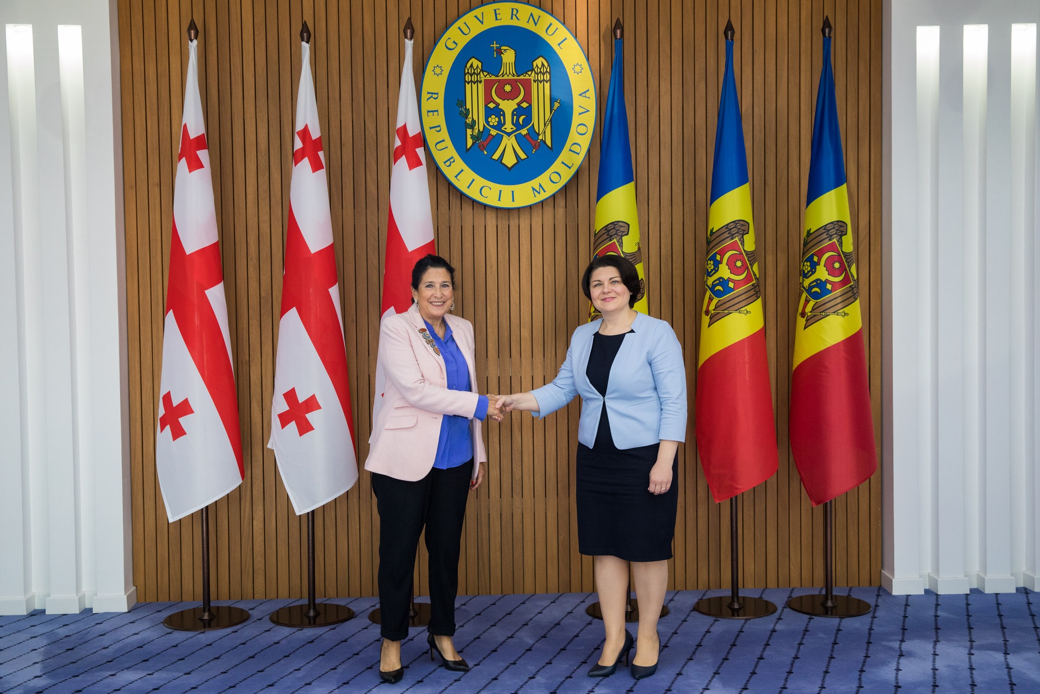 Premierul, la întrevedere cu Președinta Georgiei.Au fost discutate mai multe subiecte