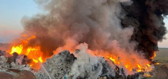 Incendiu de proporții pe strada Uzinelor din Capitală