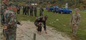 Militarii Armatei Naționale se antrenează la poligonul din Hohenfels, Germania