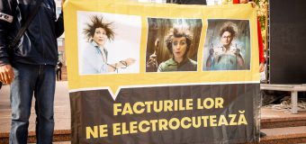 „Facturile lor ne electrocutează!” Protestatarii au cerut demisia guvernării