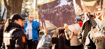 Coridorul rușinii pentru deputații PAS! Zeci de oameni au cerut încetarea abuzurilor împotriva protestatarilor