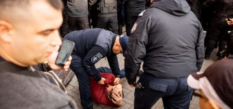 Partidul „Șor” acuză poliția că execută ordinile guvernanților: Protestatarii au fost bătuți și împiedicați să se deplaseze spre PMAN