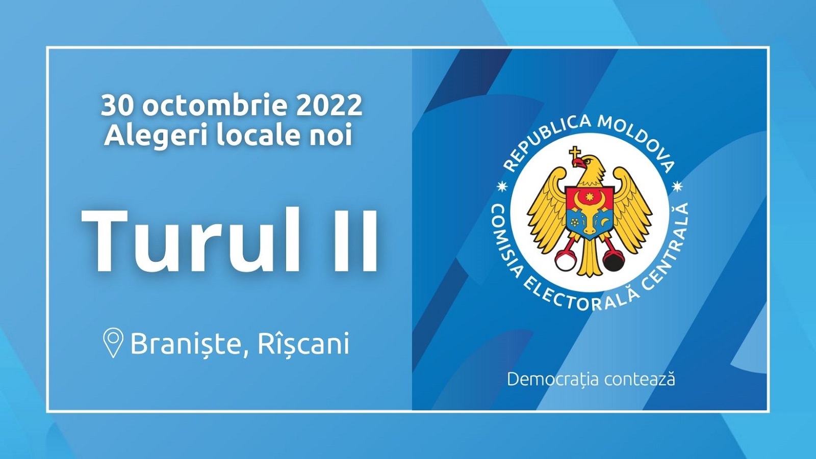 În comuna Braniște, raionul Rîșcani se va desfășura turul II al alegerilor locale noi