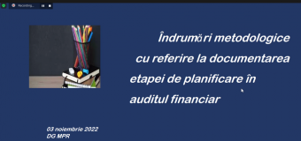 Auditorii CCRM au beneficiat de instruiri interne privind metodologia de audit financiar