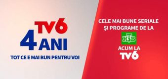TV6 împlinește 4 ani: De astăzi emisiunile și serialele NTV pot fi urmărite în exclusivitate doar la TV6