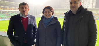 (FOTO) Ce a bucurat-o pe Natalia Gavrilița la meciul Moldova-România
