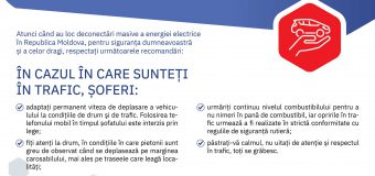 (FOTO) Ghid de recomandări în cazul deconectărilor de la energia electrică